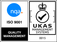 NQA ISO 9001 Logo - UKAS 2023